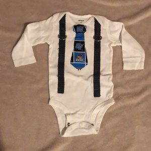 Custom onesie- GVSU boys, 6 M